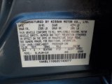 2002 Altima Color Code for Opal Blue Metallic - Color Code: BX4