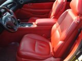 2005 Lexus SC 430 Pebble Beach Edition Pimento Red Interior