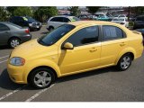 2007 Summer Yellow Chevrolet Aveo LS Sedan #50380429