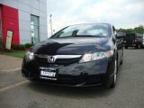 2009 Crystal Black Pearl Honda Civic LX-S Sedan #50380454