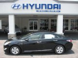 2011 Black Onyx Pearl Hyundai Sonata Hybrid #50443291