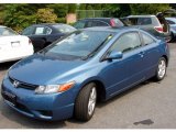 2007 Atomic Blue Metallic Honda Civic EX Coupe #50443308
