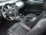 2010 Ford Mustang GT Premium Convertible Charcoal Black Interior