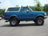 1992 Ford Bronco Custom Blue