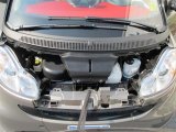 2009 Smart fortwo passion cabriolet 1.0L DOHC 12V Inline 3 Cylinder Engine