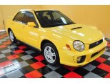 2003 Sonic Yellow Subaru Impreza WRX Sedan #50443396