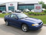 1997 Moonlight Blue Metallic Ford Mustang GT Coupe #50443460