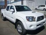 Super White Toyota Tacoma in 2009