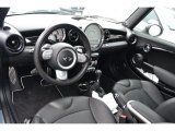 2010 Mini Cooper S Hardtop Punch Carbon Black Leather Interior