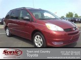 2005 Salsa Red Pearl Toyota Sienna LE #50466483