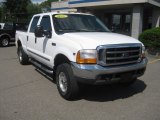 2000 Oxford White Ford F250 Super Duty XLT Crew Cab 4x4 #50466379