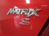 2010 Toyota Matrix S Marks and Logos