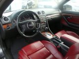 2004 Audi A4 3.0 quattro Cabriolet Red Interior