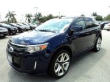 Kona Blue Metallic Ford Edge in 2011