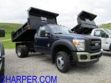 2011 Dark Blue Pearl Metallic Ford F550 Super Duty XL Regular Cab 4x4 Dump Truck #50501709