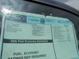 2011 Ford F550 Super Duty XL Regular Cab 4x4 Dump Truck Window Sticker
