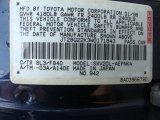 1998 Camry Color Code for Dark Blue - Color Code: 8L3