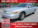 Silver Frost Metallic Ford Crown Victoria in 1995