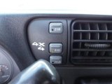 1999 GMC Sonoma SLS Regular Cab 4x4 Controls