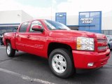 2011 Victory Red Chevrolet Silverado 1500 LT Crew Cab 4x4 #50501853