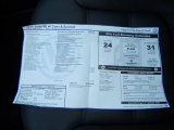 2011 Volkswagen Jetta SE Sedan Window Sticker