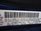 2009 Patriot Color Code for Deep Water Blue Pearl - Color Code: PBS