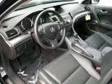 2010 Acura TSX V6 Sedan Ebony Interior