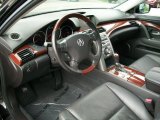 2010 Acura RL Technology Ebony Interior