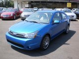 2010 Blue Flame Metallic Ford Focus SES Coupe #50549709
