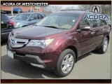 2008 Dark Cherry Pearl Acura MDX Technology #50550062