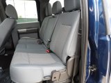 2011 Ford F250 Super Duty XLT Crew Cab Steel Gray Interior