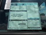 2011 Ford F250 Super Duty XLT Crew Cab Window Sticker