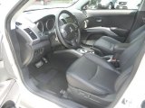 2010 Mitsubishi Outlander GT 4WD Black Interior