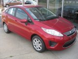 2011 Red Candy Metallic Ford Fiesta SE Sedan #50549696