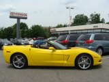 2007 Velocity Yellow Chevrolet Corvette Convertible #50601050