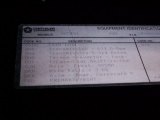 2003 Dodge Dakota Sport Club Cab 4x4 Info Tag