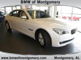 2012 Mineral White Metallic BMW 7 Series 740Li Sedan #50601103