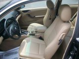 2005 BMW 3 Series 325i Coupe Sand Interior