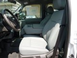2011 Ford F550 Super Duty XL Crew Cab 4x4 Chassis Steel Grey Interior