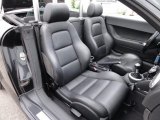 2001 Audi TT 1.8T quattro Roadster Ebony Black Interior