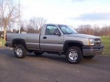 2003 Light Pewter Metallic Chevrolet Silverado 2500HD Regular Cab 4x4 #5054689