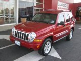 2007 Inferno Red Crystal Pearl Jeep Liberty Limited 4x4 #50601170