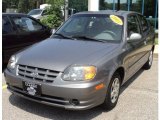 2003 Charcoal Gray Metallic Hyundai Accent GL Coupe #50649271