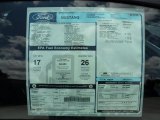 2012 Ford Mustang Boss 302 Laguna Seca Window Sticker