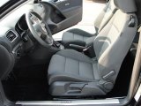 2010 Volkswagen Golf 2 Door Wolfsburg Edition Titan Black Interior