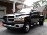 Brilliant Black Crystal Pearl Dodge Ram 3500 in 2006