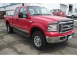 2005 Red Clearcoat Ford F250 Super Duty XLT SuperCab 4x4 #50690350
