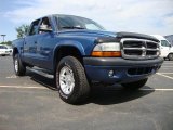 2004 Atlantic Blue Pearl Dodge Dakota Sport Quad Cab 4x4 #50690506