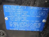 2008 Suzuki Grand Vitara Luxury 4x4 Info Tag