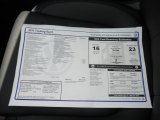 2011 Volkswagen Touareg VR6 FSI Sport 4XMotion Window Sticker
